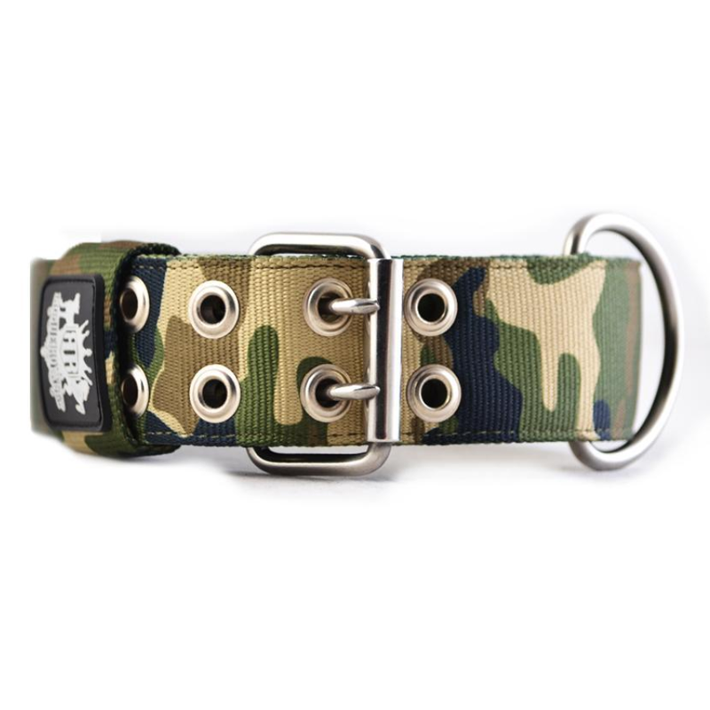 Tactical Collar Desert Camo Dog Collar Heavy-Duty Dog Collar For