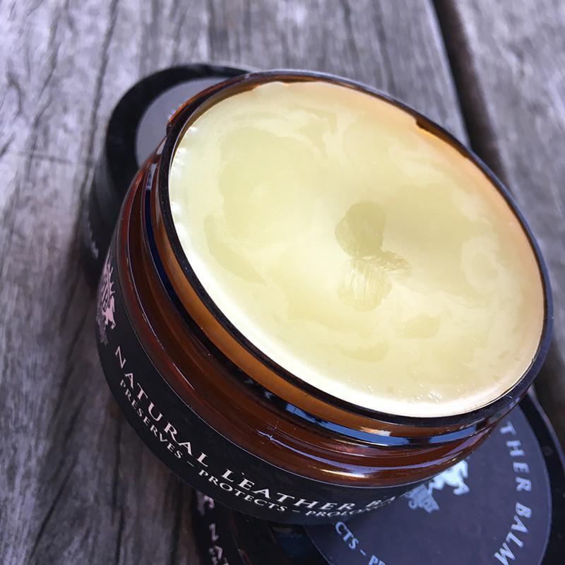 ALL Natural Leather Balm. Protect and care for your leather products.