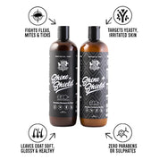 "Shine & Shield" Combo | Natural Flea Control & Wash