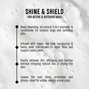 "Shine & Shield" Combo | Natural Flea Control & Wash
