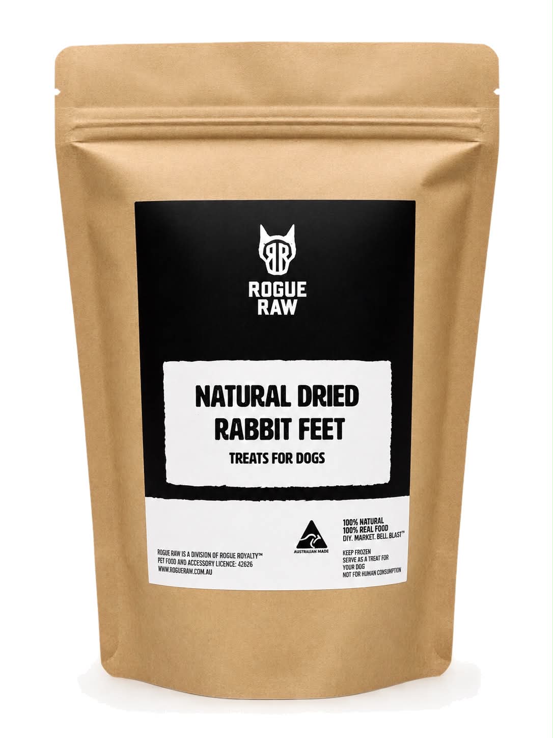 NATURAL DRIED RABBIT FEET - TREATS FOR DOGS
