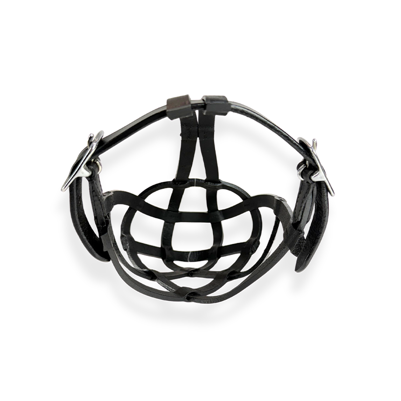 Short-Nose Muzzle - Leather Basket