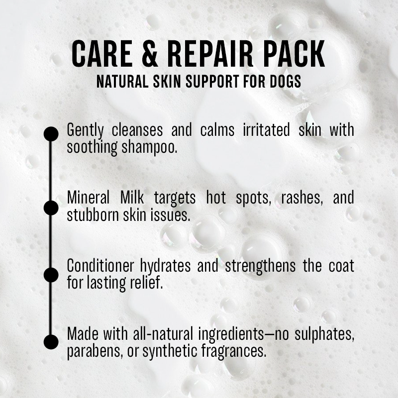 Canine Allergies &  Skin issues "Complete Care & Repair Combo"