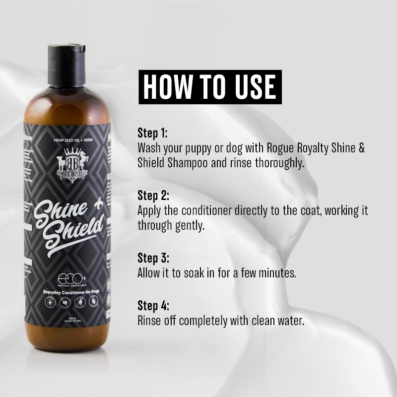 Flea & Yeast Conditioner for Dogs | "Shine & Shield"
