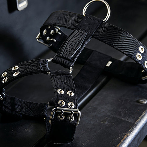 SUPATUFF® Strong Dog Harness Heavy Duty - Black