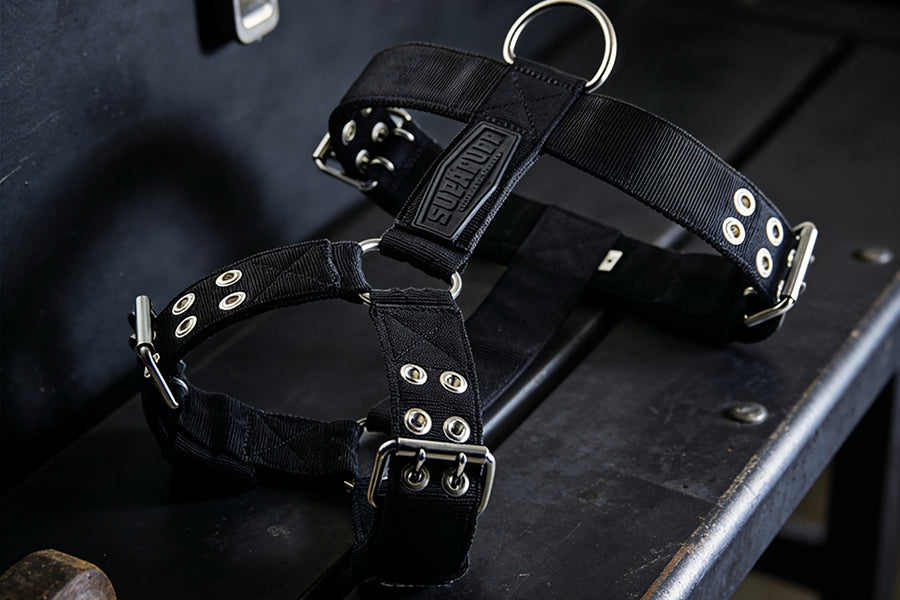SUPATUFF® Strong Dog Harness Heavy Duty - Black