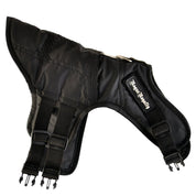 side view of Rogue active jacket. Winter dog coats.