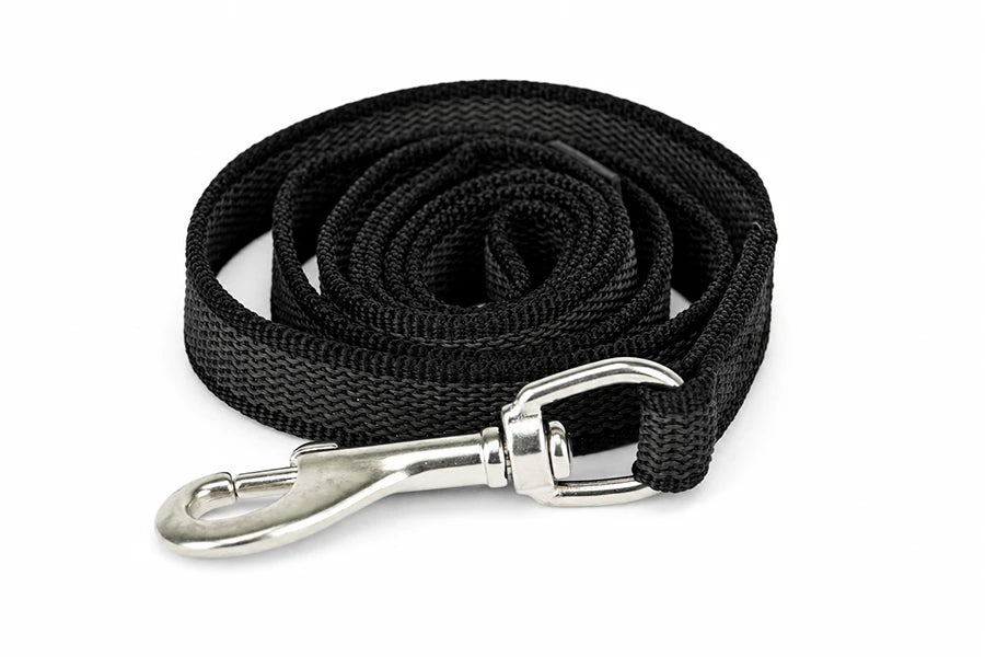 Rogue Royalty Dog Leash - Black Nylon Leash