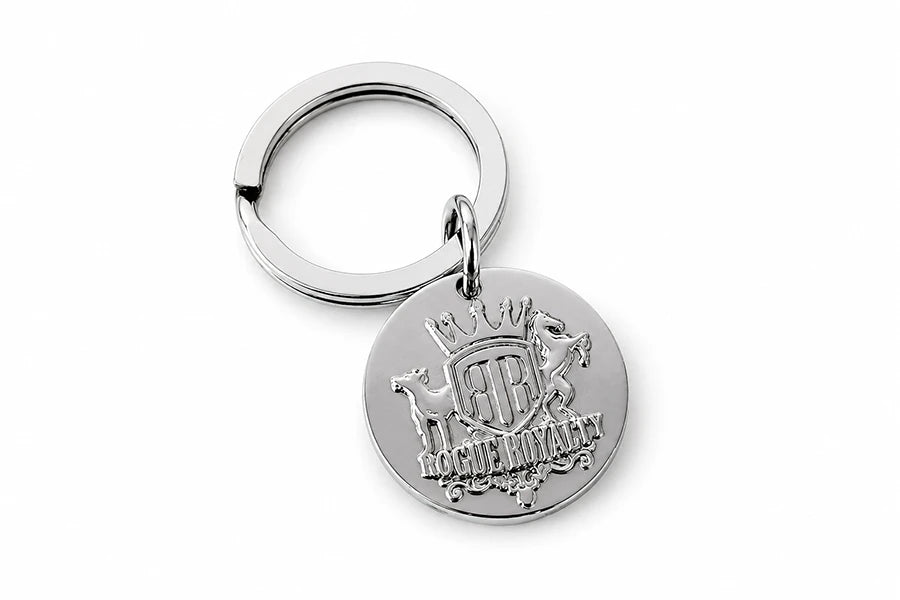Rogue Royalty Dog Tag - Chrome