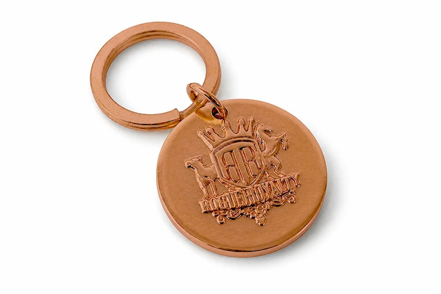 Rogue Royalty Dog Tag - Rose Gold 