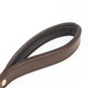 Leather Dog Leash - Ruthless Brown & Brass