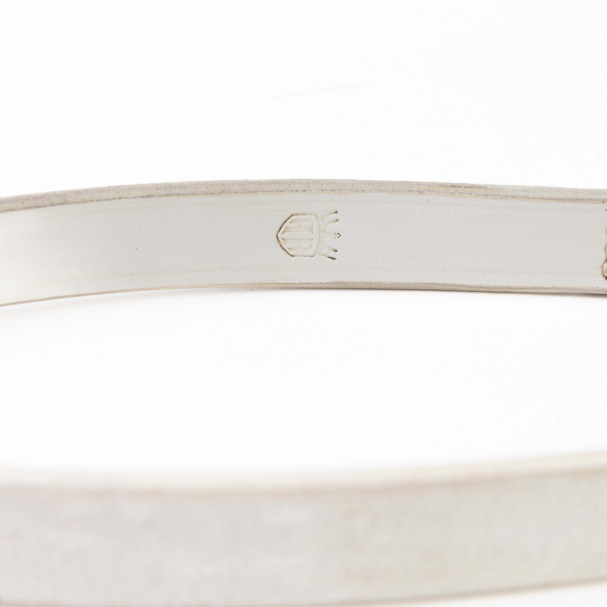 Dog Leash White Crystal Rose Gold Slim Fit