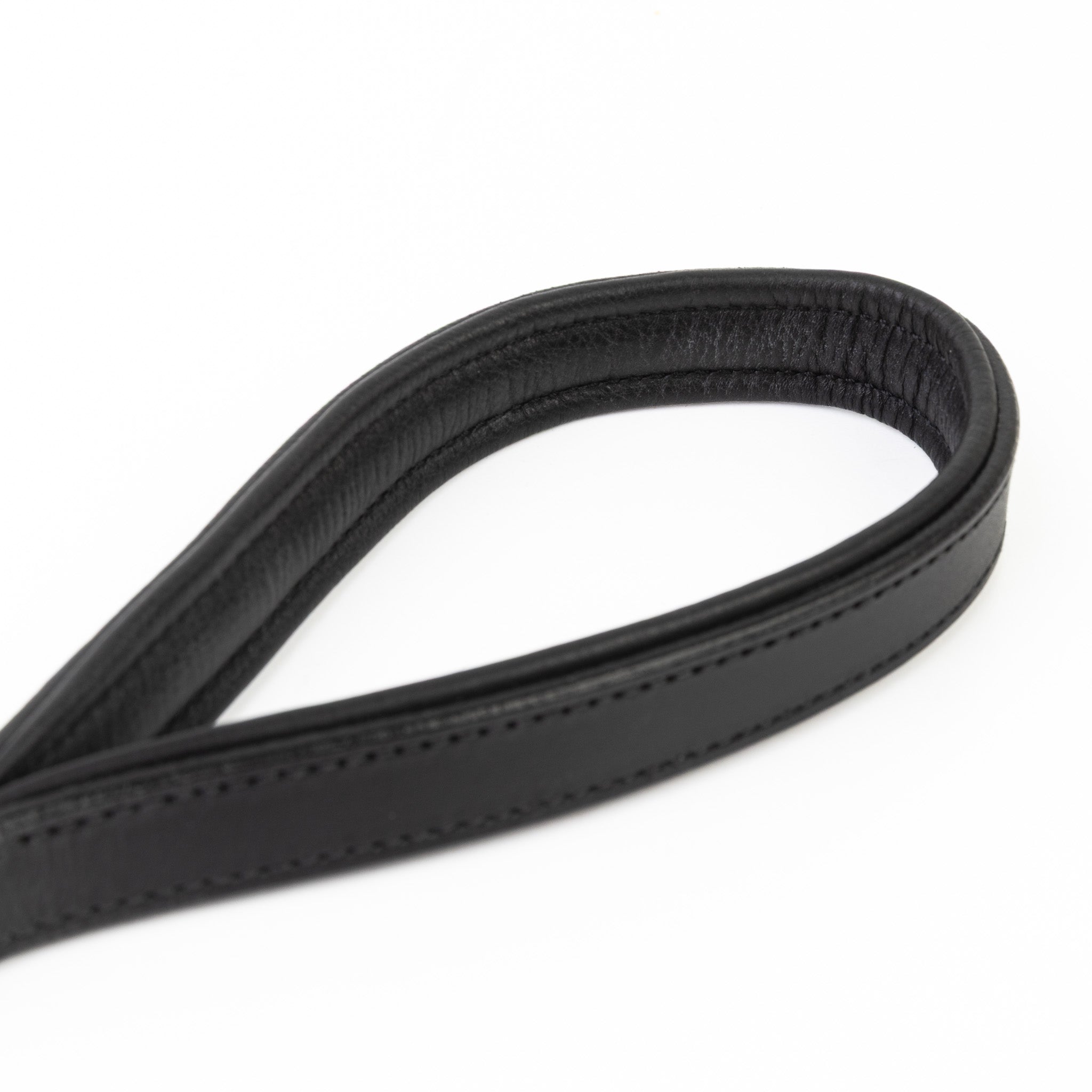 Leather Dog Leash - Imperial Black Leash