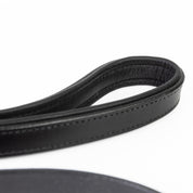 Leather Dog Leash - Imperial Black Slimline