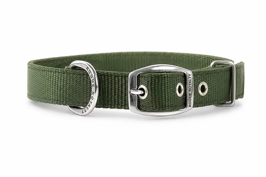SUPATUFF® Dog Collar Shadow Green Color(Slim Fit)