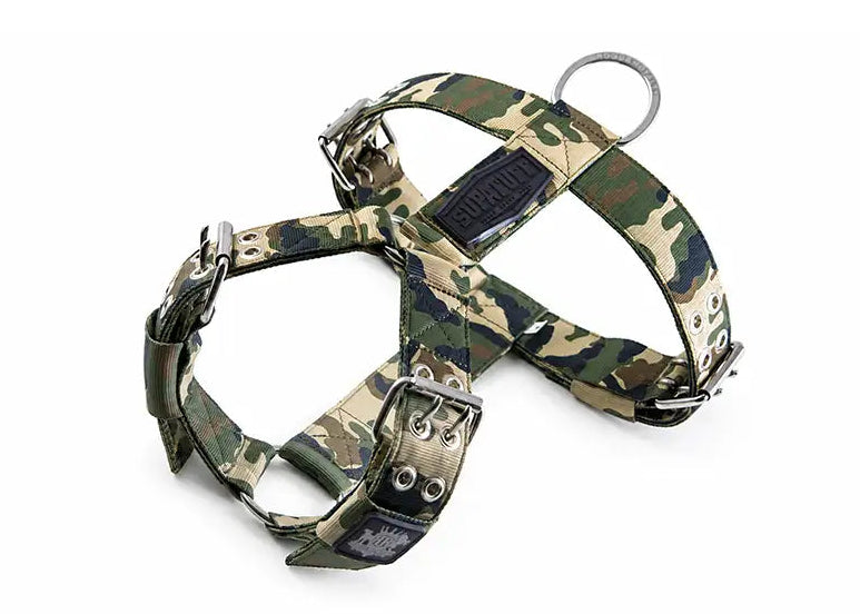 Supatuff Dog Harness Heavy Duty Camo Color