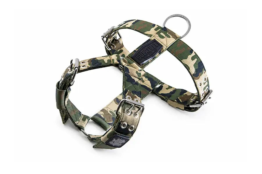 Supatuff Dog Harness Heavy Duty Camo Color