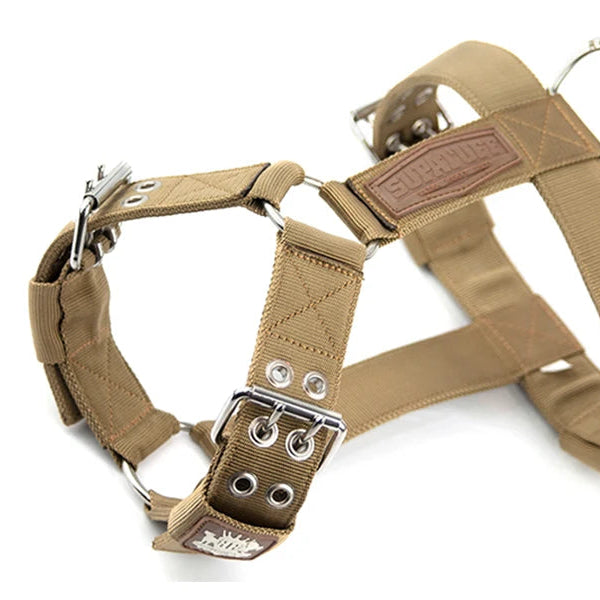 SUPATUFF Dog Harness Heavy Duty Desert Wolf Color