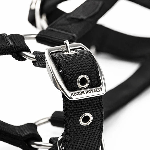 SUPATUFF Strong Dog Harness Black Color Slim Fit size