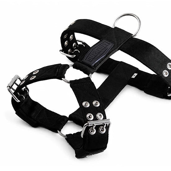 SUPATUFF Strong Dog Harness Heavy Duty Black Color