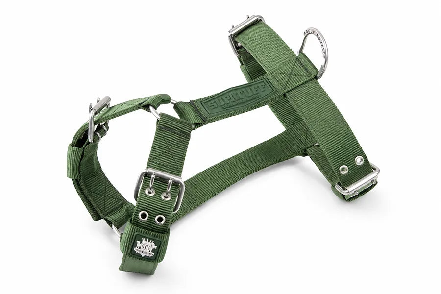 SUPATUFF Strong Dog Harness  Shadow Green Color Regular Fit Size