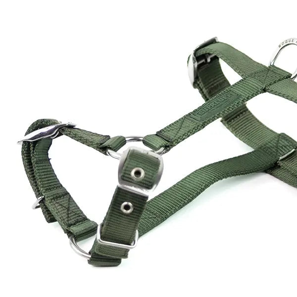 SUPATUFF Strong Dog Harness Shadow Green Color Slim Fit Size