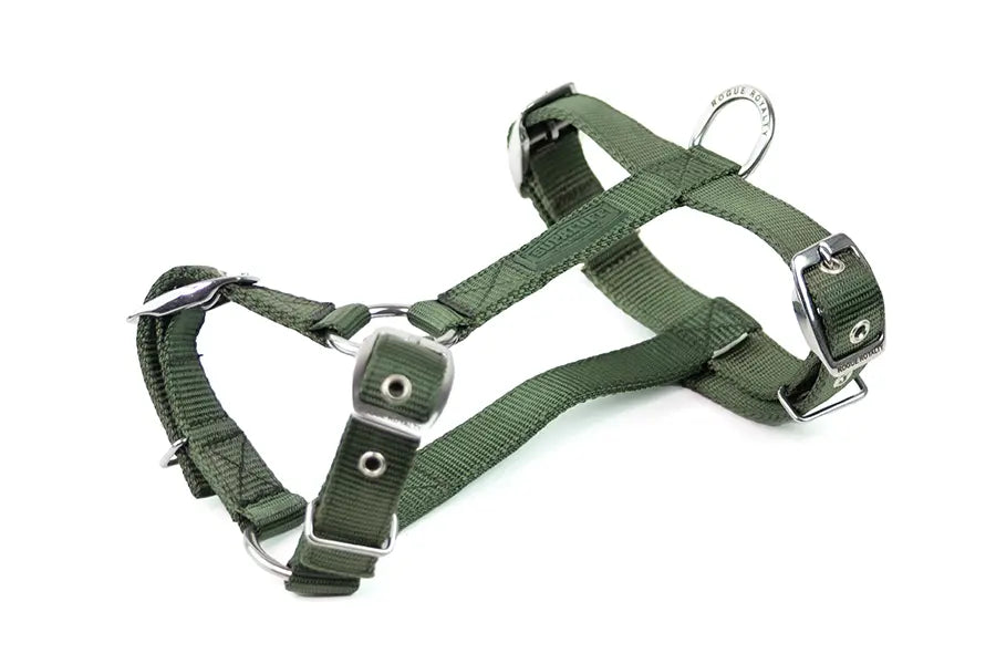 SUPATUFF Strong Dog Harness Shadow Green Color Slim Fit Size