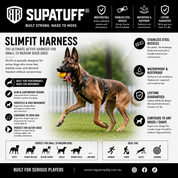 SUPATUFF® Strong Dog Harness Desert Wolf (Slim Fit)