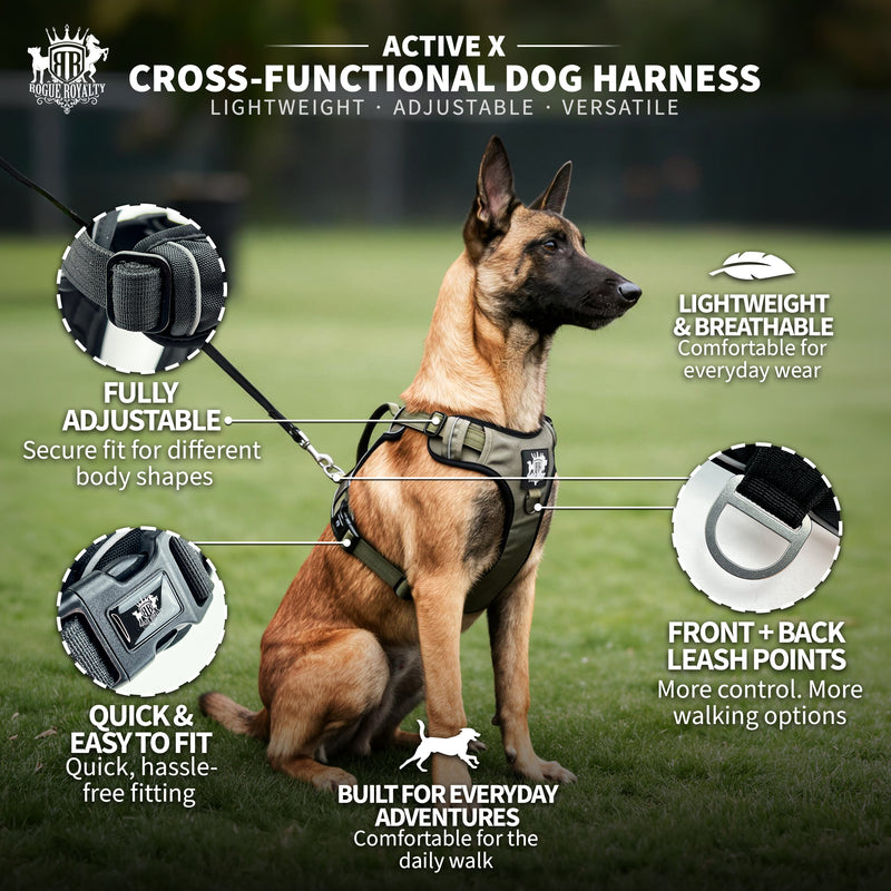 Active X Dog Harness Features