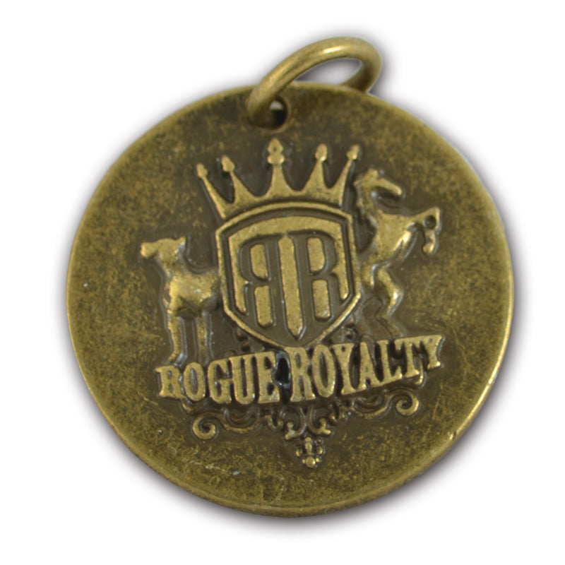 Dog Tag - Aged Brass