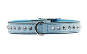 baby-blue-chrome-dog-collars