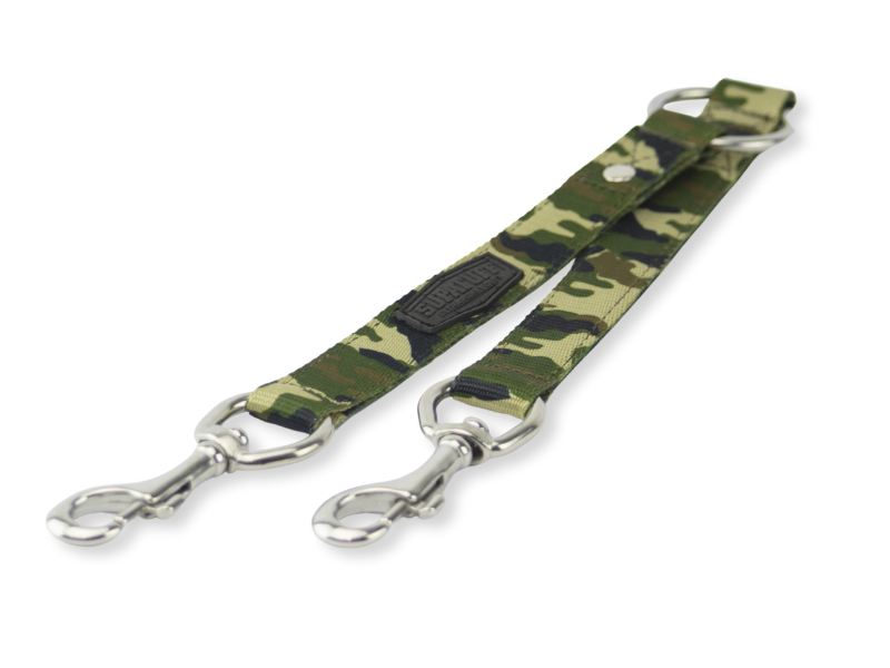 Camoflague coupler leash for dogs