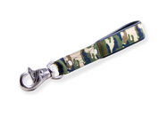 Short 30cm camo handle leash