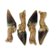 set of four deer hooves natural dog treats 