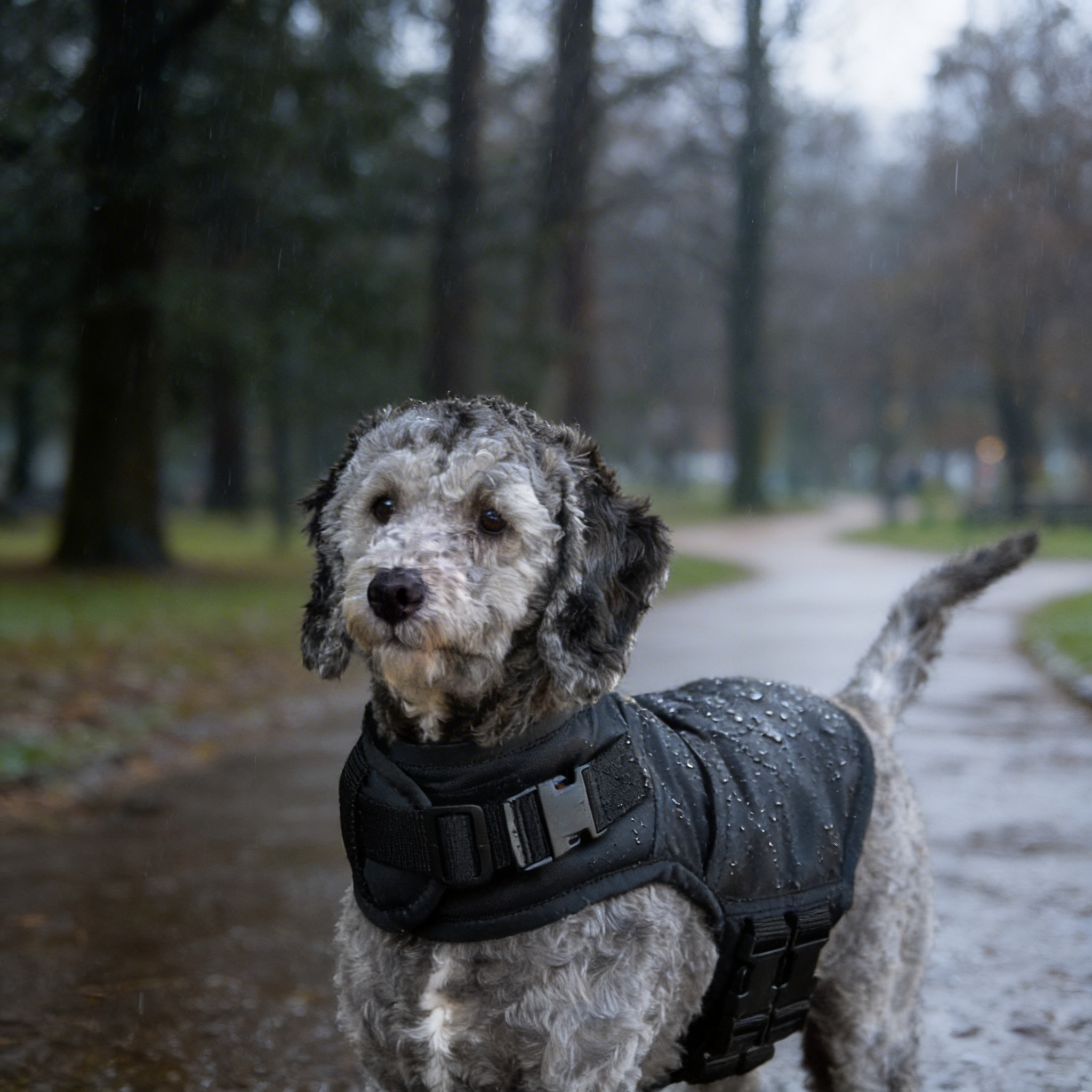 Rogue Active Dog Jacket - Black