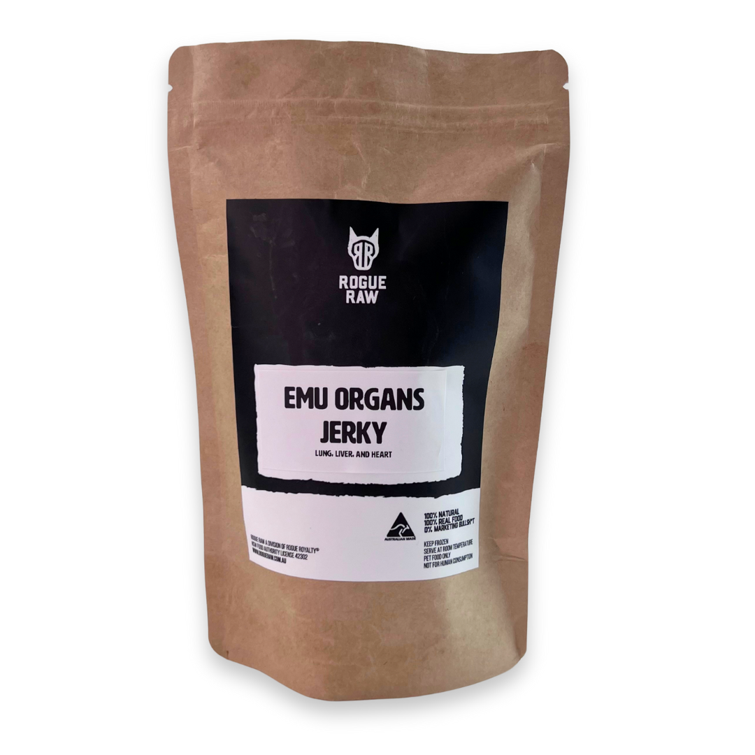 Emu Organs Jerky ( 100 grams)