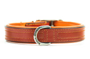 orange-leather-dog-collars