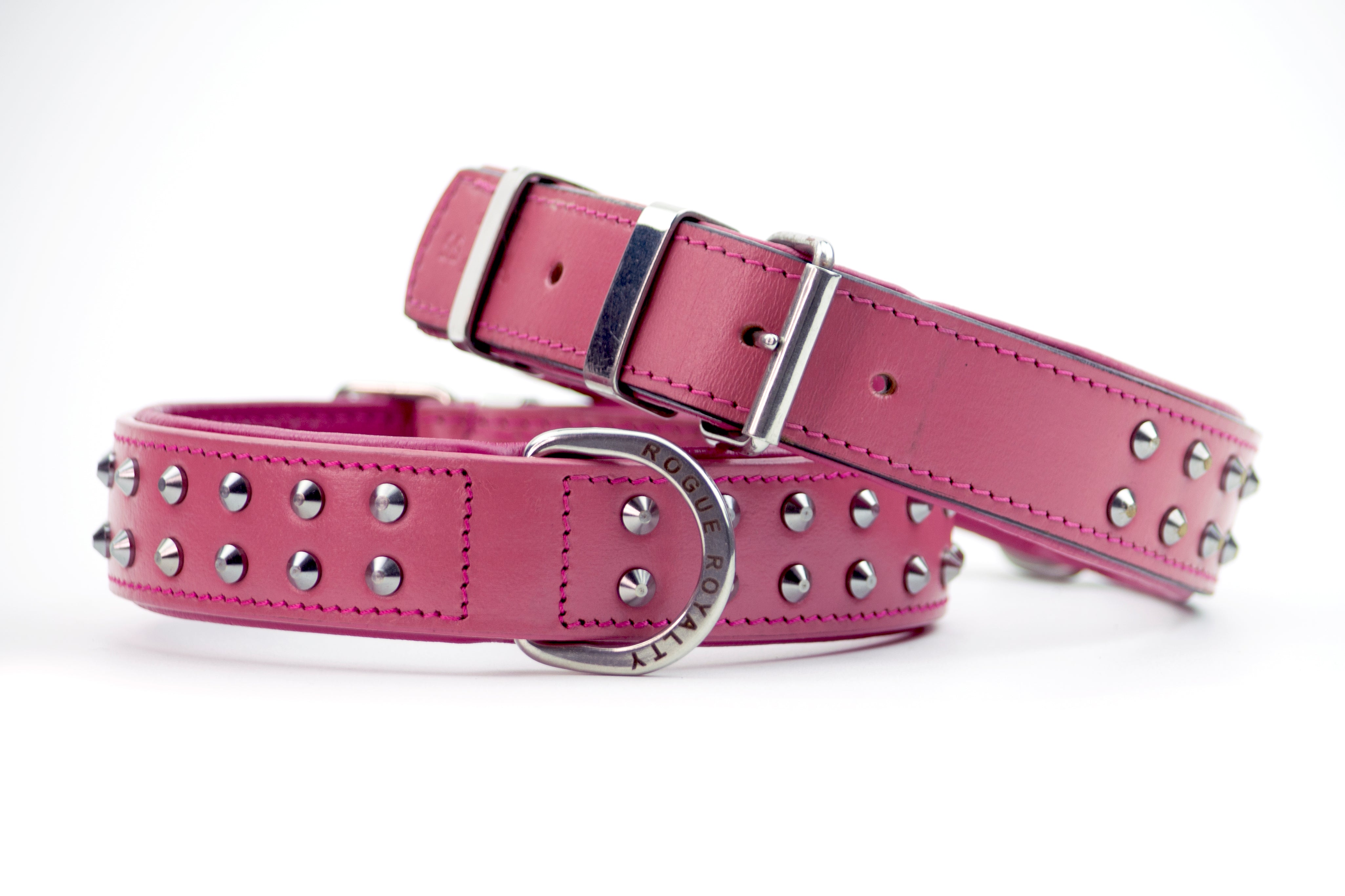 pink dog collar regular ruffneck 3