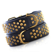  Luxury quality leather dog collar made by Rogue Royalty. 