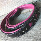 Leather Dog Leash Hearts