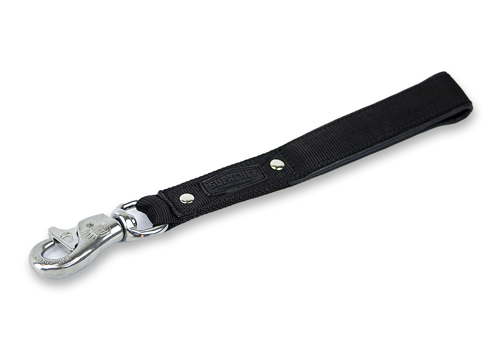 strength dog leash that&#39;s built to last!  This short handle leash is great for close handling, training and control, fitted with a Stainless Steel Bull Snap clip to ensure the strongest handle leash practically possible.