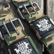 Double pin stainless steel dog collar buckles for extra strength