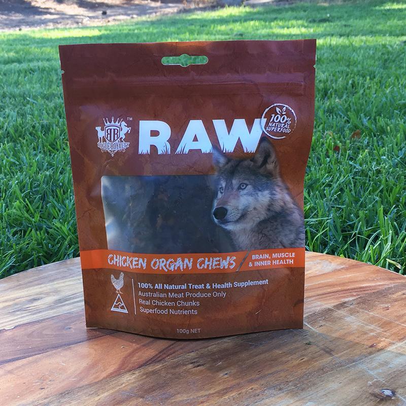 All natural, Australian made chicken pet treats and supplements for dogs