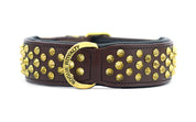 dark-brown-leather-dog-collar