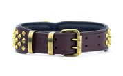 dark-brown-leather-dog-collars