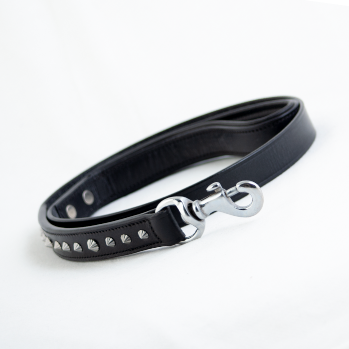 Leather Dog Leash - Imperial Black Leash