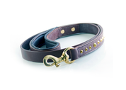 Dog Leash - Ruthless Brown & Brass Leash
