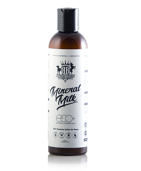 Dead Sea Mineral skin cleanser for hot spots yeasty skin conditions in dogs.