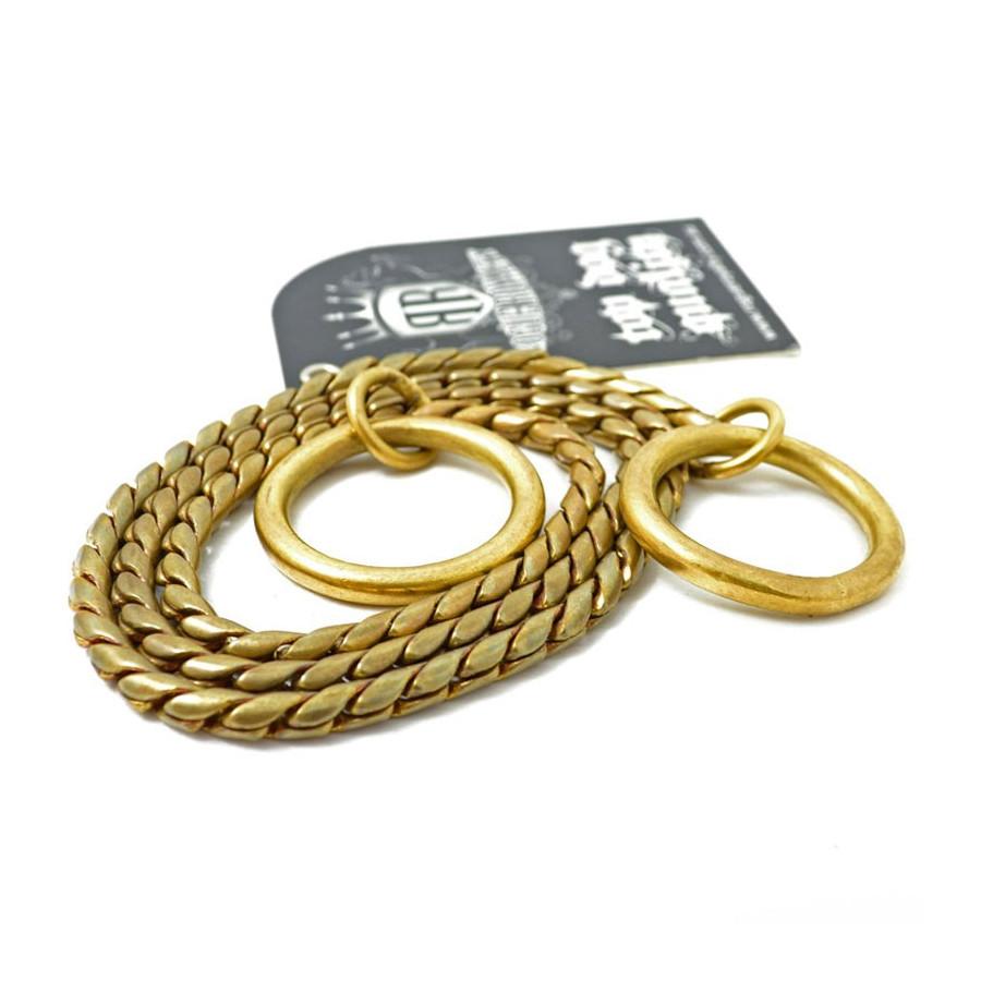 Brass Slip Dog Collar for dog training