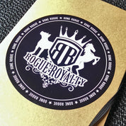 rogue royalty sticker top view